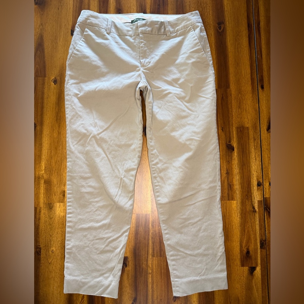 Eddie Bauer Light Tan Trousers Pants Size 4